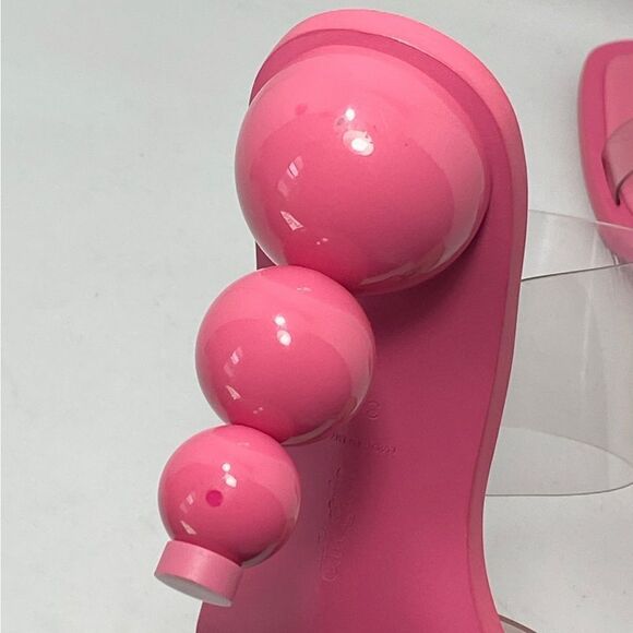 CULT GAIA Vita Vinyl Stacked Heel Mules size 37.5 - Picture 8 of 13